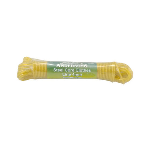 Clothes Line - Steel Core - 20m x 4mm