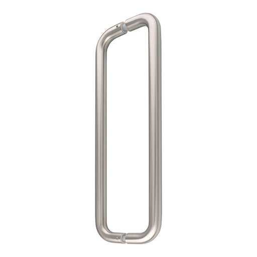 22Mm Dia. D Pull Handle - 425Mm C/C - Back To Back Fixing - Satin Stainless Steel