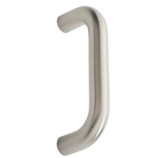 22Mm Dia. D Pull Handle - 150Mm C/C - Bolt Through Fixing - Satin Stainless Steel