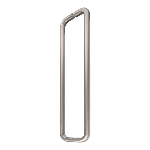 22Mm Dia. D Pull Handle - 600Mm C/C - Back To Back Fixing - Satin Stainless Steel