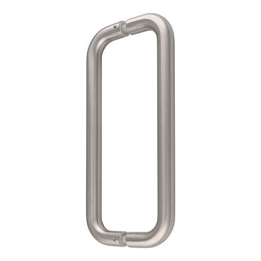 22Mm Dia. D Pull Handle - 300Mm C/C - Back To Back Fixing - Satin Stainless Steel