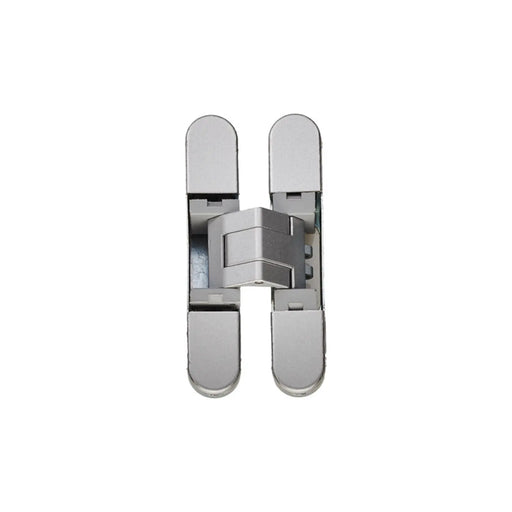 929 Stars 3D Concealed Hinge 76 X 14Mm Silver - Screws Not Supplied - Silver 76 x 14mm