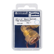 15mm x 1/2" BSP Compression Bent Tap Connector - Pack of 5