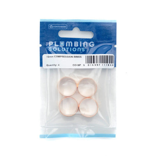 15mm Compression Rings (Pack of 4) - Pack of 5