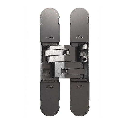 1130 Stars 3D Concealed Hinge 134 X 24Mm Black Nickel - Screws Not Supplied - Black Nickel 134 x 24 mm