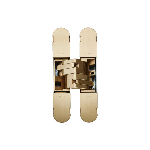 1130 Stars 3D Concealed Hinge 134 X 24Mm Osg (Galvanic Satin Brass) - Galvanic Satin Brass 134 x 24