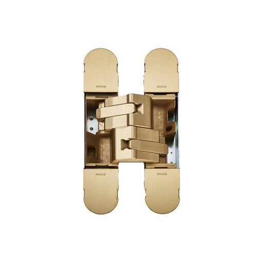 1131 Stars 3D Concealed Hinge 160 X 32Mm Galvanic Satin Brass - Galvanic Satin Brass 160 x 32mm