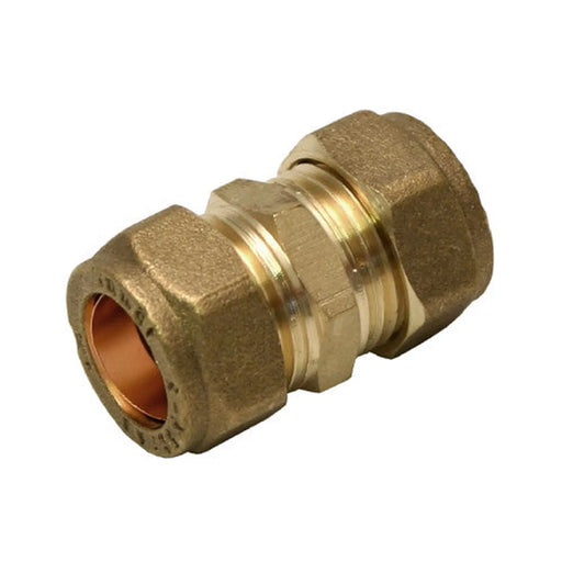 15mm Compression Straight Coupling (Pack of 5) - Pack of 3