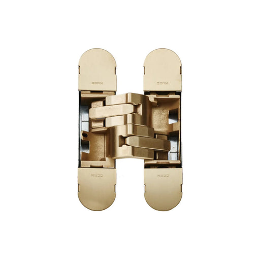 1230 Stars 3D Concealed Hinge 130 X 30Mm Osg (Galvanic Satin Brass) - Galvanic Satin Brass 130 x 30