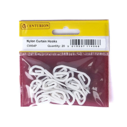 Nylon Curtain Hooks (Pack of 20) - Pack of 5
