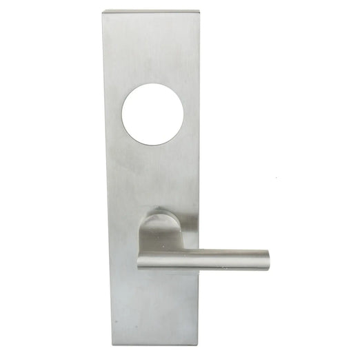 174 X 45 X 8Mm Steelworx Square Backplates - Bathroom (57Mm C/C) + Standard Turn & Release - Satin Stainless Steel