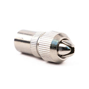 Female Metal Coaxial Plug - Pack of 20