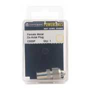 Female Metal Coaxial Plug - Pack of 5