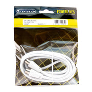 Coaxial Cable and Plugs, 2m CX06P - Pack of 5