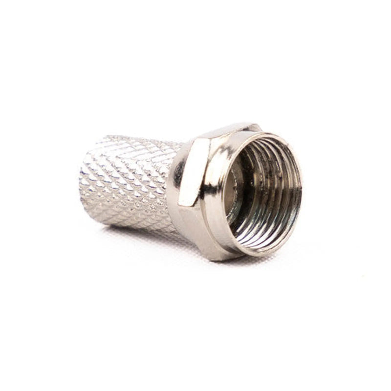 Metal Coaxial F Plug - Pack of 20