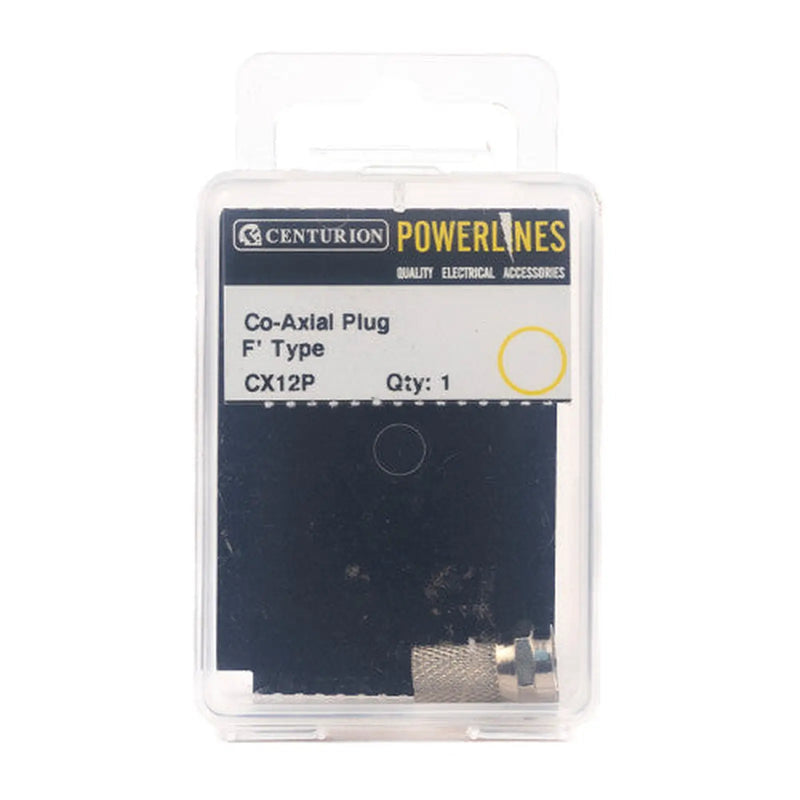 Metal Coaxial F Plug - Pack of 5