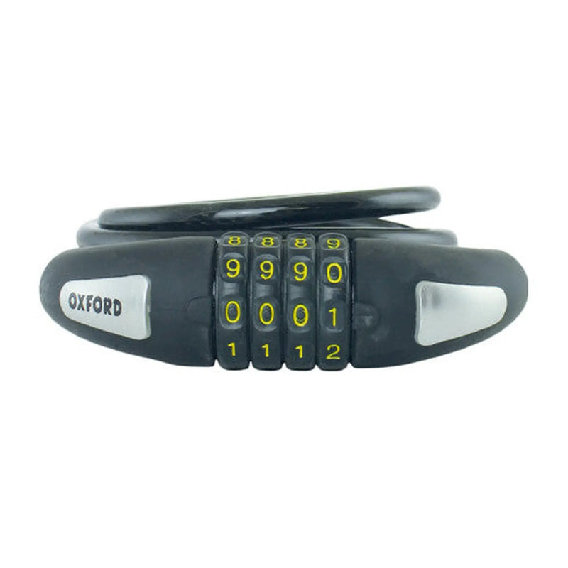 Combination Cycle Lock, 8mm x 1.8m - Pack of 3