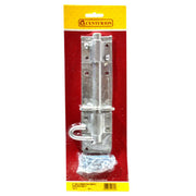 200mm (8") Galvanised Brenton Heavy Padlock Bolt 1A Pattern - Pack of 3