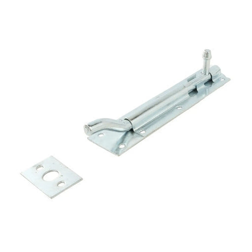 Necked Tower Bolt, Zinc Plated, 150mm - Pack of 3