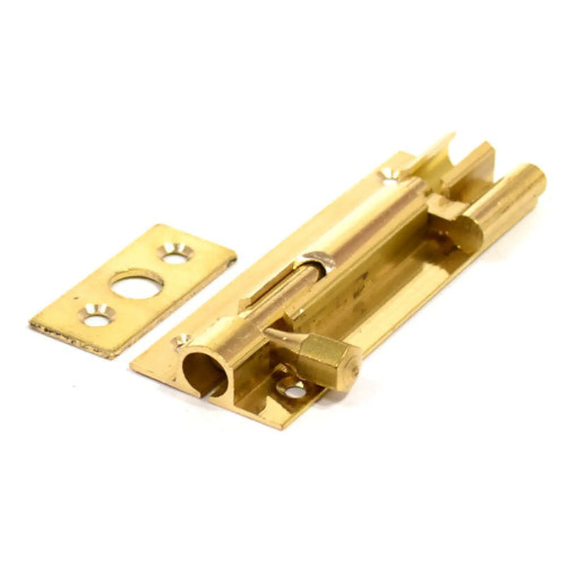 75mm x 25mm (1") PB Wide Necked Barrel Bolt - Pack of 10