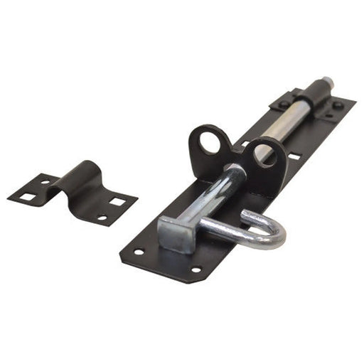 Medium Brenton Padbolts, Black, 200mm - Pack of 5