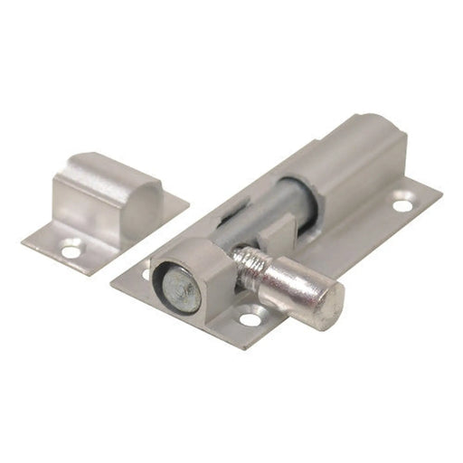 Straight Barrel Bolts, Aluminium, 25mm x 50mm - Pack of 10