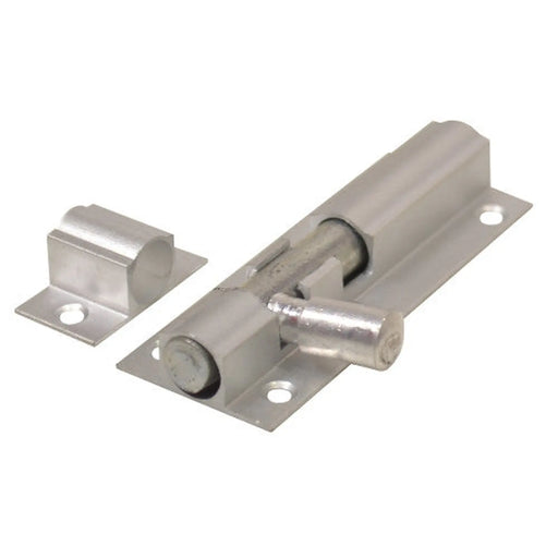 Straight Barrel Bolts, Aluminium, 25mm x 63mm - Pack of 10