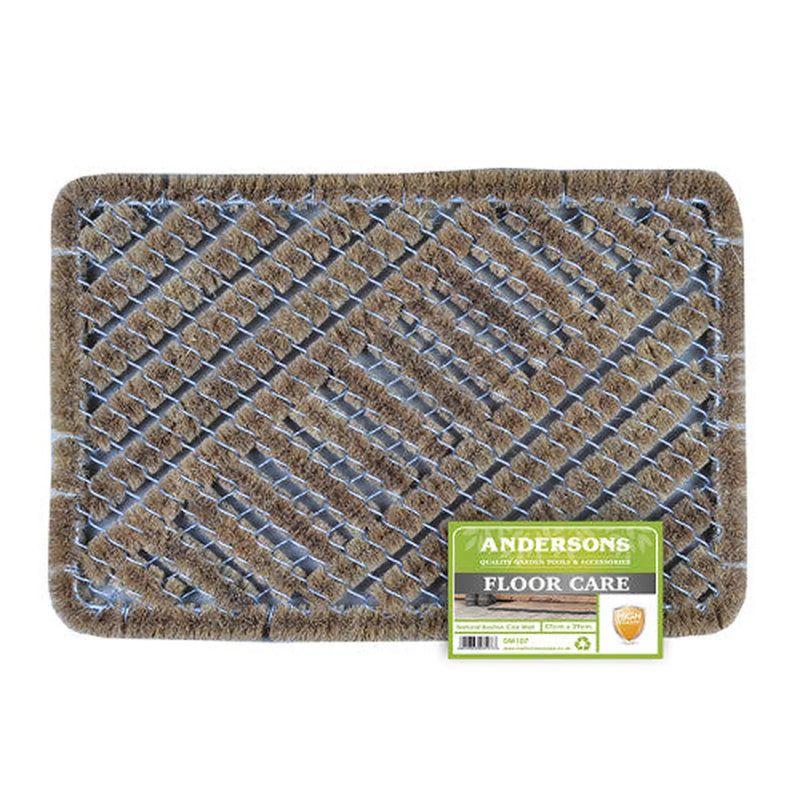 Mats - Boston Brush Coir Mat (Natural) - 39cm x 57cm - Pack of 3