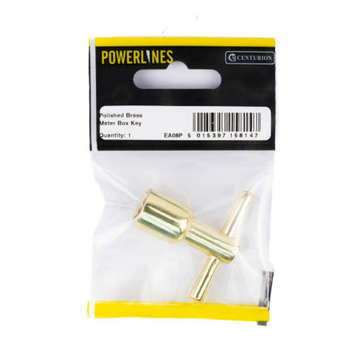 Polished Brass Meter Box Key - Pack of 5