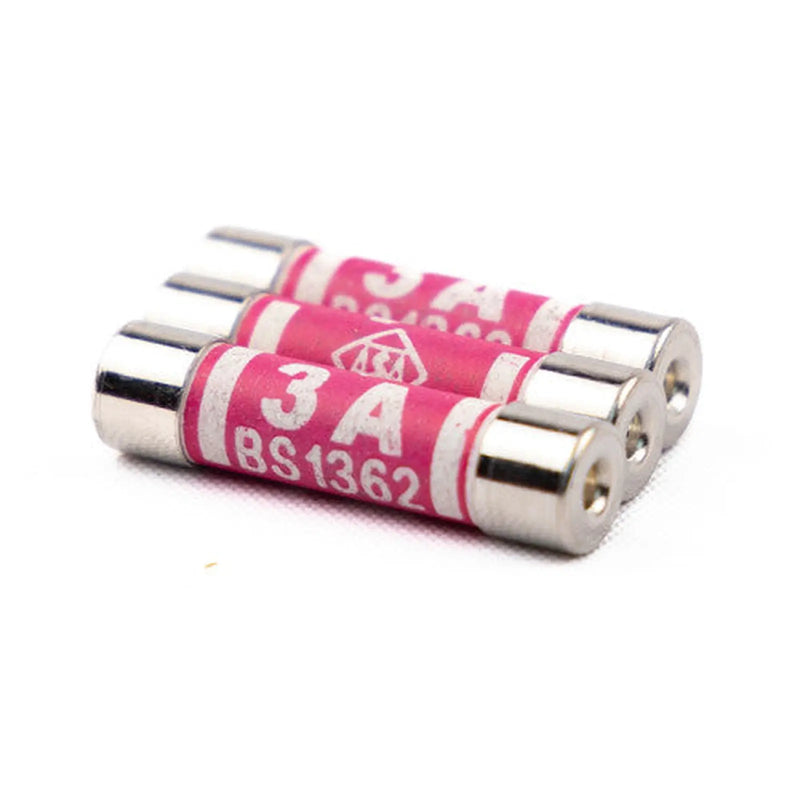 3 Amp Fuses (Pack of 3) - Pack of 5