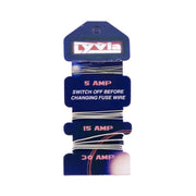 5 , 15 & 30 Amp Fuse Wire on card - Pack of 5