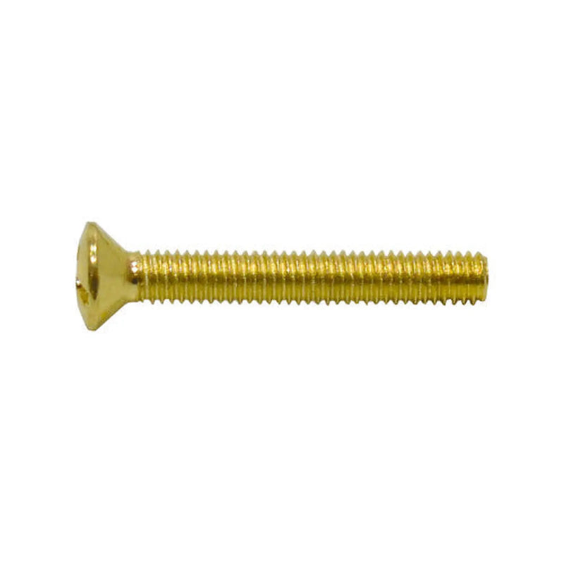 Electrical Socket Screws, M3.5 x 25mm, Electric Brass - Pack of 100