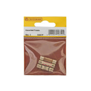 Assorted 3 , 5 & 13 Amp Fuses (Pack of 3) - Pack of 5