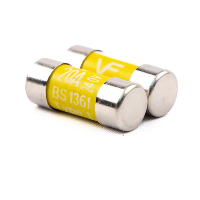 20 Amp Consumer Unit Fuse, Pack of 2 - Pack of 5