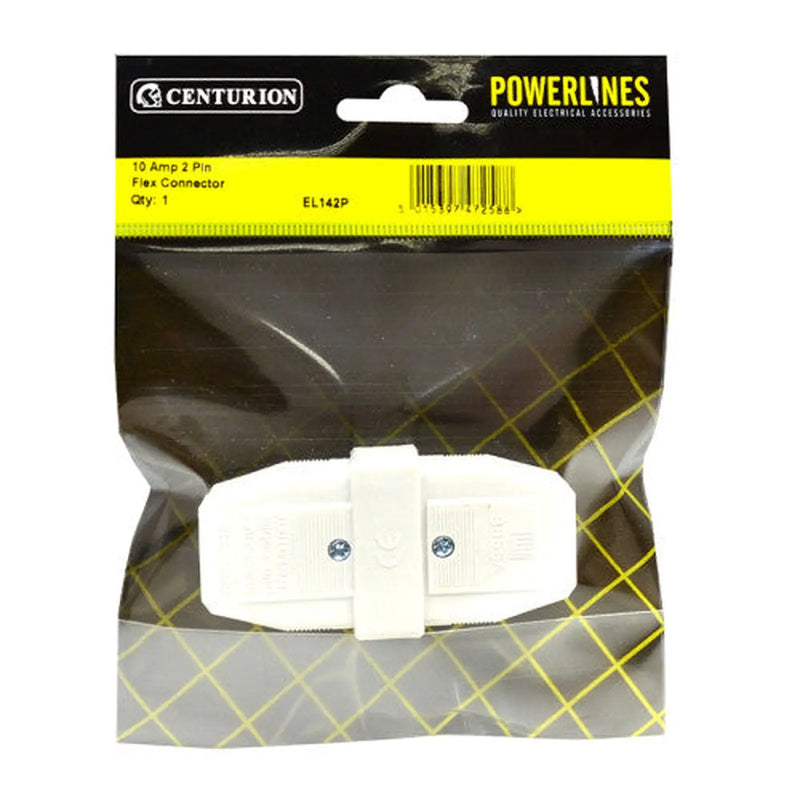 10 Amp 2 Pin Male/Female Flex Connector - Pack of 5