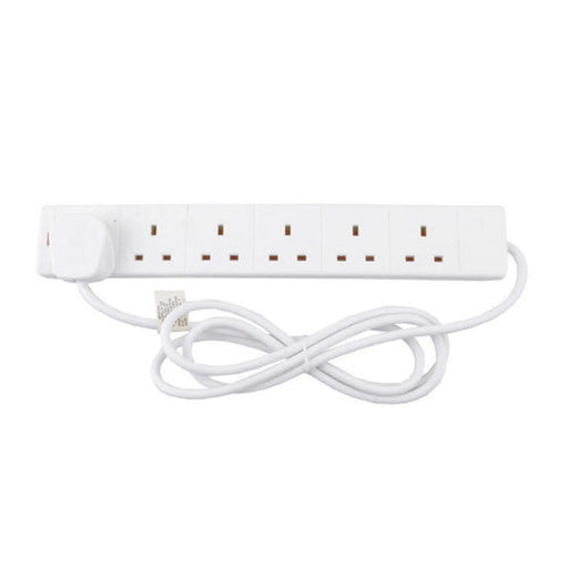 6 Gang Extension Lead, 2m - Pack of 3