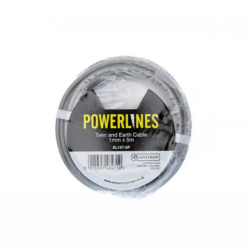 Twin and Earth Cable, 1mm flat x 5m - Min Order 2
