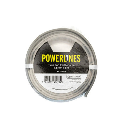 Twin and Earth Cable, 1.5mm x 5m