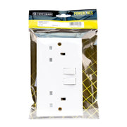 13 Amp 2 Gang Switched Wall Socket - Pack of 5