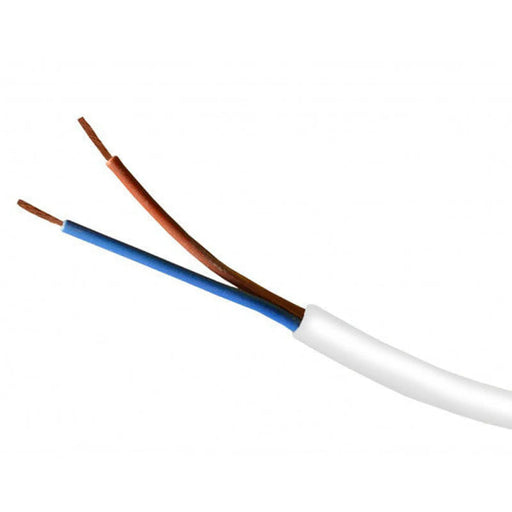 0.5mm 2 Core Round Flex Cable, 100m