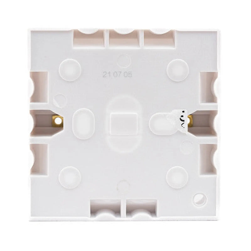 1 Gang  Surface Mounted Box, 25mm Deep - Pack of 5