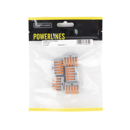 5 Pole Lever Clamp Terminal - Min Order 2