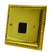 Georgian Brass Master Phone Socket - Pack of 5