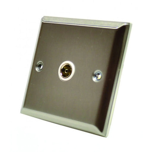 Stainless Steel Single Co Axial Socket - Min Order 4