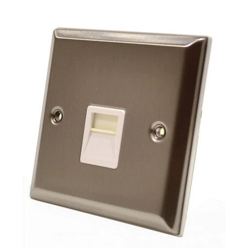 Stainless Secondary Telephone Socket - Min Order 4