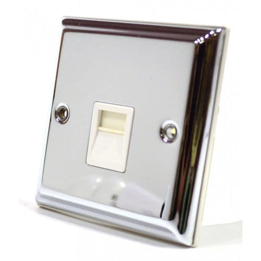 Polished Chrome Master Phone Socket - Min Order 4