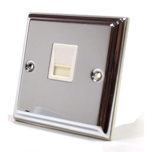 Polished Chrome Secondary Phone Socket - Min Order 4