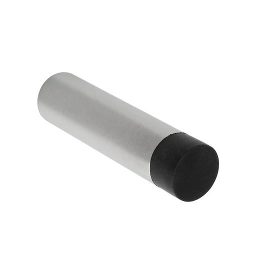 75 X 19Mm - Wall Mounted Doorstop - Concealed Fix - Satin Stainless Steel