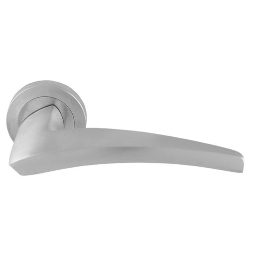Dune Lever On Concealed Fix Round Rose Csa (Satin Chrome) - Satin Chrome