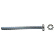 M4 x 50mm Machine Screws & Nuts - Zinc Plated - (100)